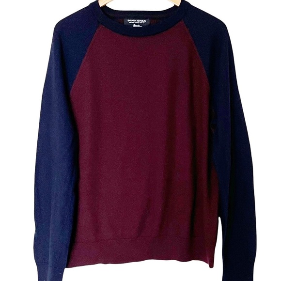 Banana Republic Italian Merino Wool Crewneck Sweater Size XL - Picture 6 of 6